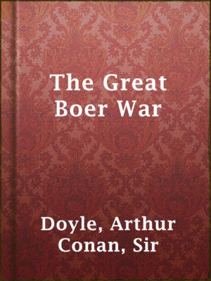 cover image of The Great Boer War